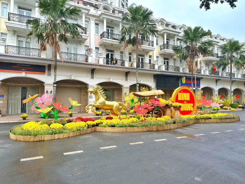 Hàng trăm nhà vườn tham dự Chợ hoa Tết Bình Đông 2026