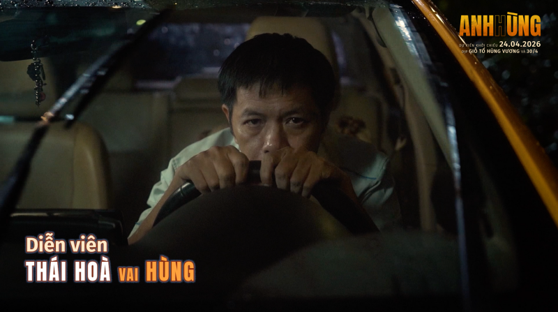 Thái Hòa nói gì về hình tượng người cha “đào lửa” tiền từ thiện trong phim Anh Hùng?