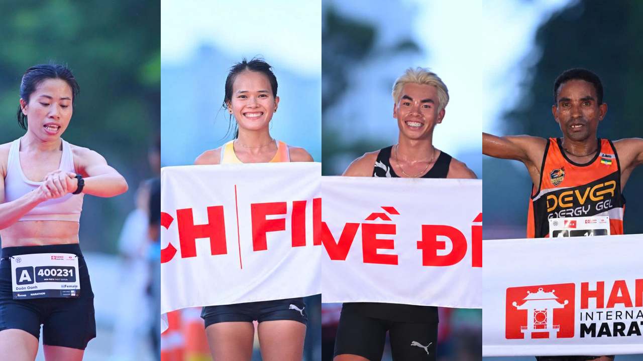 Huỳnh Anh Khôi, Hồng Lệ vô địch Marathon Hà Nội
